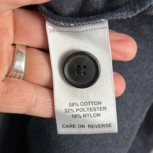 Billy Reid Shawl Collar Sweater XXL Navy Workwear Trim Fit Gentleman Elbow Patch - Picture 15 of 15